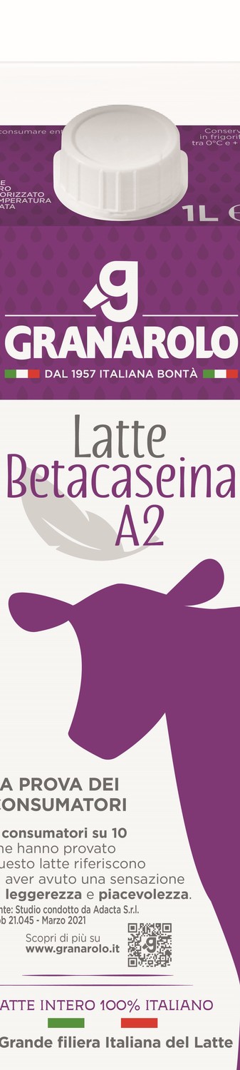 ​Granarolo presenta il latte Betacaseina A2