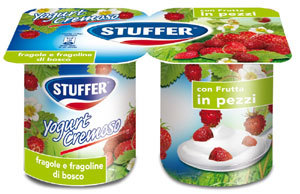 Stuffer presenta lo yogurt “fragole e fragoline di bosco”