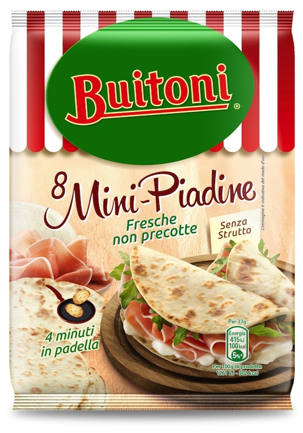 Buitoni propone le nuove "Mini-Piadine"