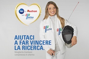 P&G e Auchan a sostegno di Telethon