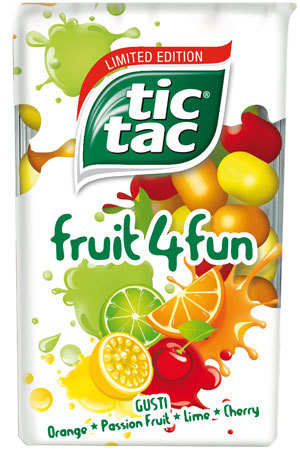 In arrivo la limited edition Tic Tac Fruit 4 Fun