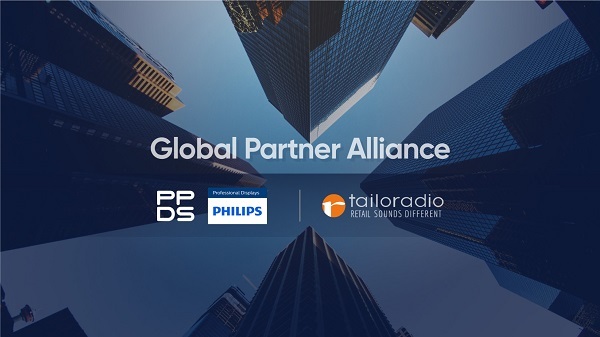 Tailoradio annuncia la partnership con Ppds Philips Professional Displays