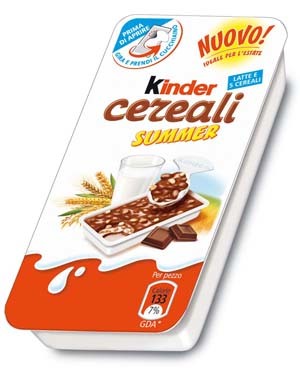 Ferrero presenta Kinder Cereali Summer