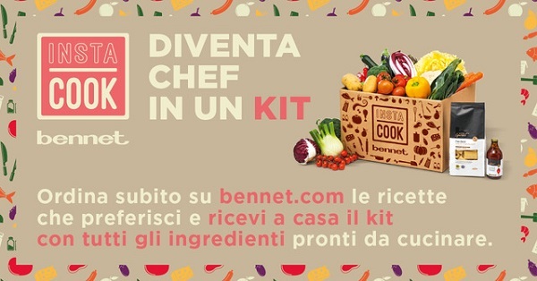 Bennet propone meal kit a domicilio con prodotti a marchio