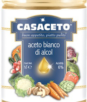 Arriva Casaceto, il primo aceto bianco di alcol in commercio in Italia