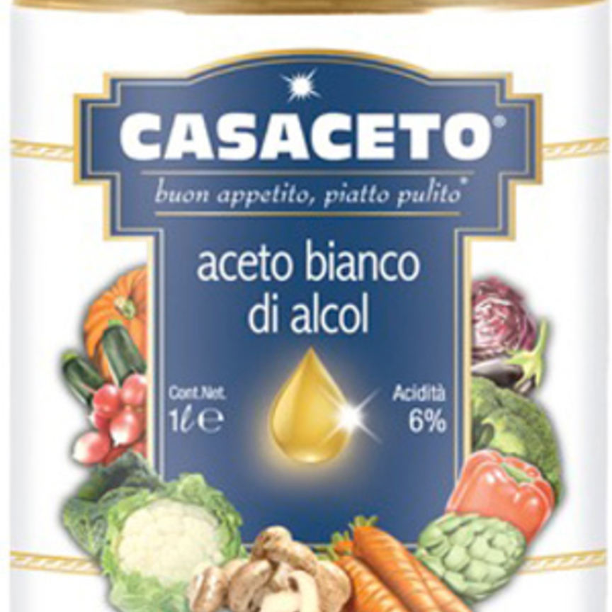 Arriva Casaceto, il primo aceto bianco di alcol in commercio in Italia