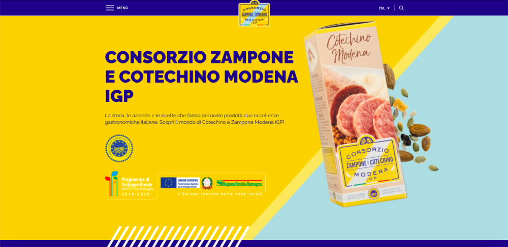 ​Consorzio Zampone e cotechino Modena igp: nuovo look per il sito 