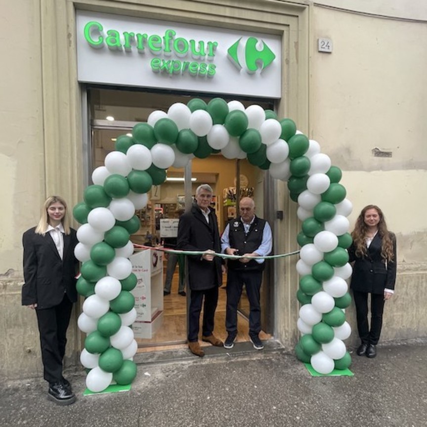 Carrefour inaugura un punto vendita Express a Firenze