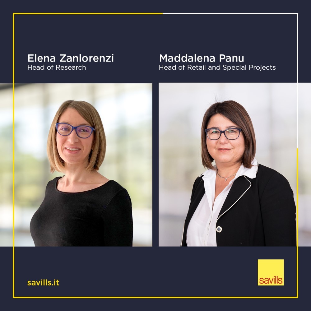​Savills: nominate Head of research e Head of retail and special projects per l’Italia