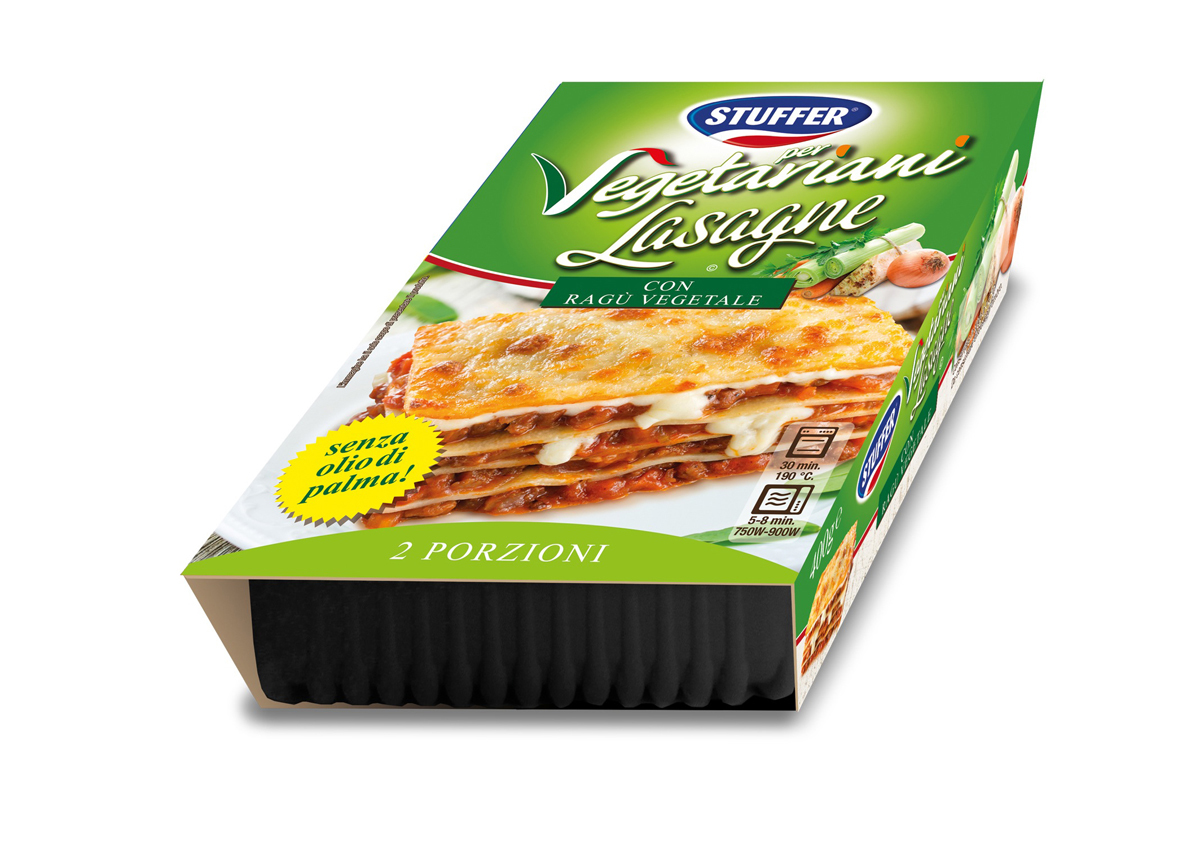 Stuffer arricchisce la gamma “ready meals”: nascono le Lasagne Vegetariane e le Lasagne alla Bolognese