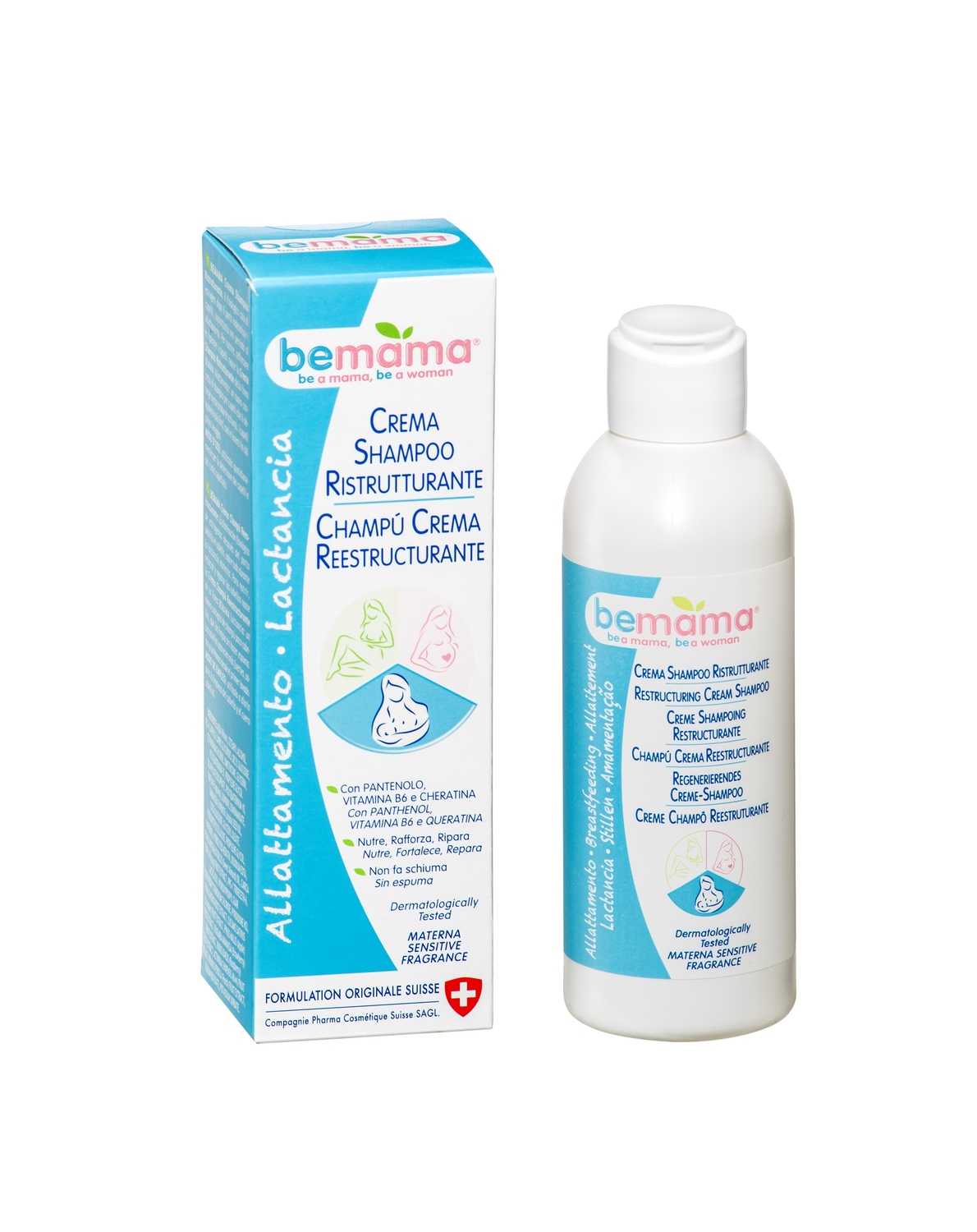 Bemama presenta la Crema shampoo ristrutturante