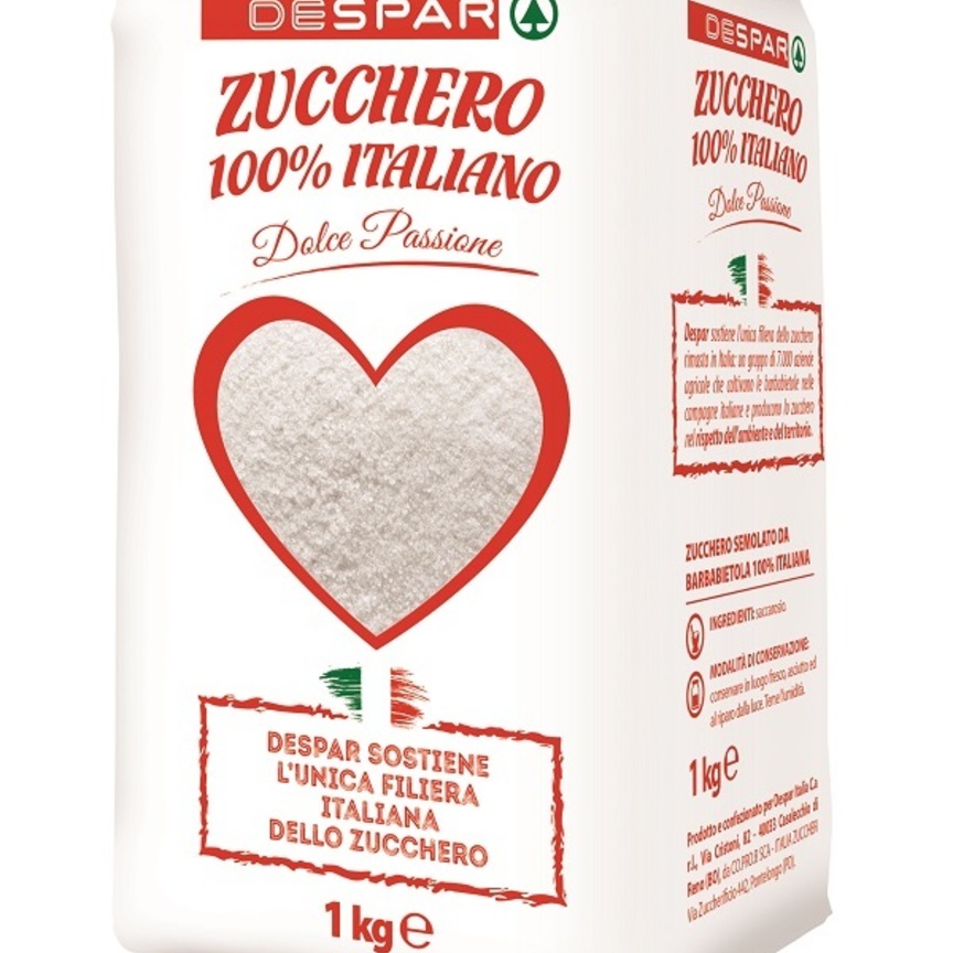Despar Italia presenta lo zucchero classico 100% italiano a marchio proprio