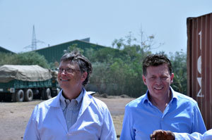 Bill Gates incontra Remo Pedon in Etiopia