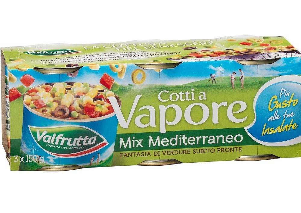 Valfrutta cotti a vapore mix Mediterraneo, per un’estate leggera, gustosa e fresca