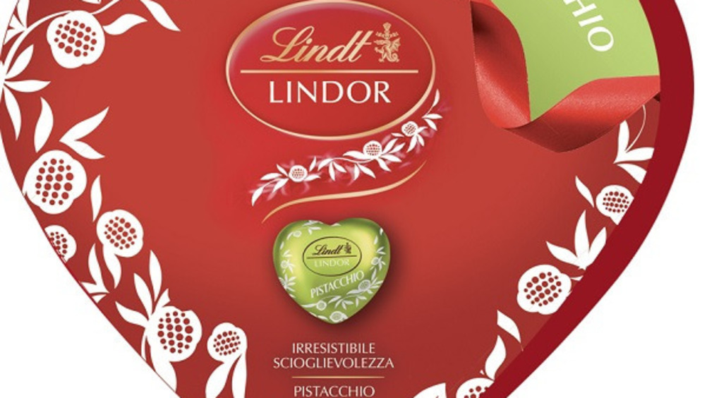 Lindt propone il Cuore Lindor al pistacchio