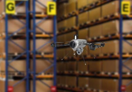 Geodis sperimenta l'inventario di magazzino con il drone
