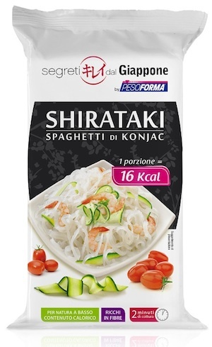 Pesoforma presenta gli spaghetti Shirataki al Konjac