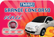 Fabbri regala una Fiat 500