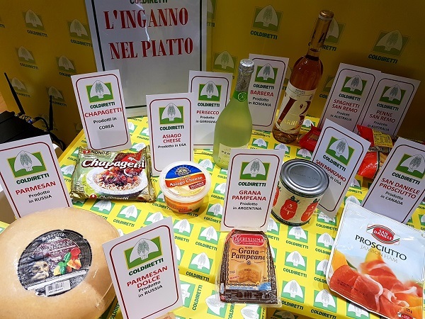 Il falso cibo Made in Italy vale 100 mld nel mondo
