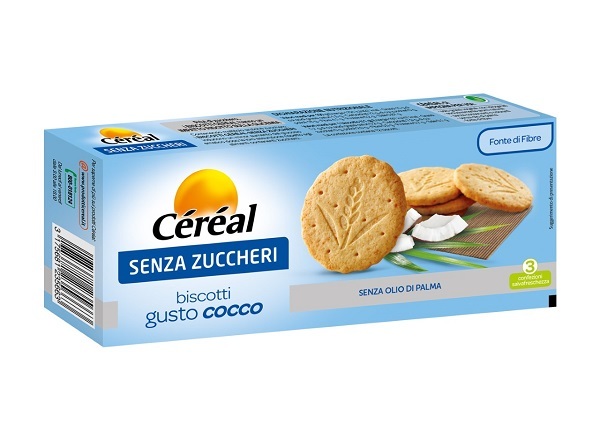 Céréal lancia i biscotti gusto cocco senza zuccheri