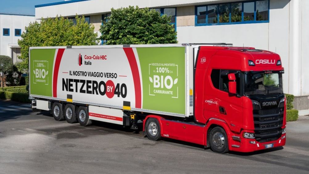 ​Coca-Cola Hbc e Casilli Enterprise: nuova collaborazione per veicoli a biocarburante