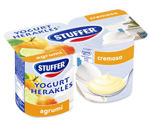 Stuffer lancia lo yogurt Herakles agli agrumi