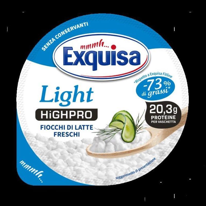 ​Exquisa presenta Fiocchi di latte freschi light