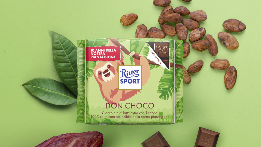 Ritter Sport festeggia i 10 anni della piantagione El Cacao con Don Choco