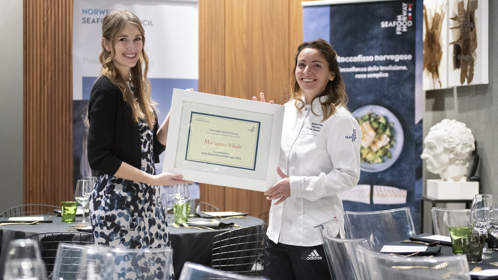 Il Norwegian Seafood Council elegge Marianna Vitale Ambasciatrice dello Stoccafisso 