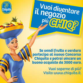 Chiquita lancia un nuovo concorso per i dettaglianti