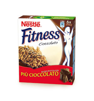 Arrivano le barrette Nestlé Fitness Più Cioccolato