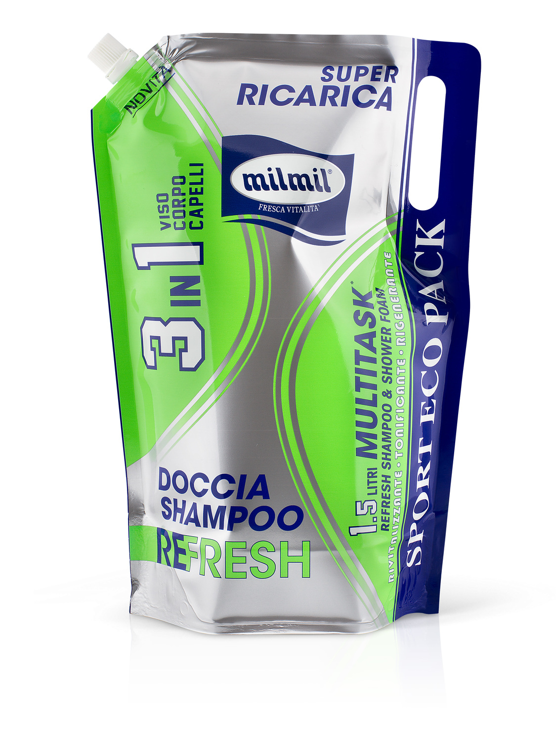 Mil Mil: praticità e risparmio con la nuova busta maxi-ricarica doccia shampoo 3 in 1 