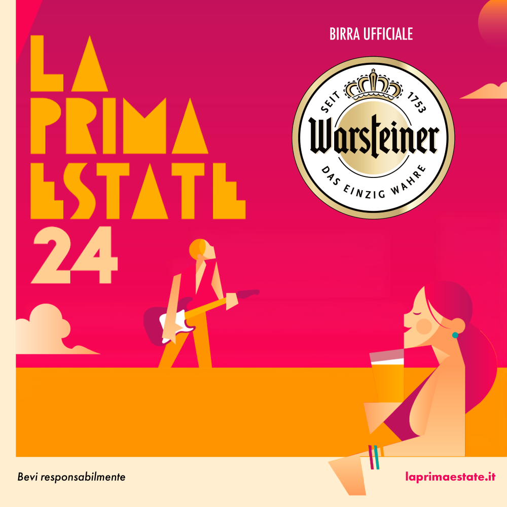 ​Warsteiner si riconferma birra ufficiale del Festival La Prima Estate