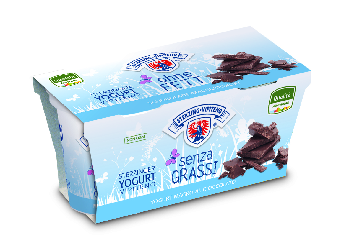 Latteria Vipiteno presenta il nuovo yogurt magro al cioccolato