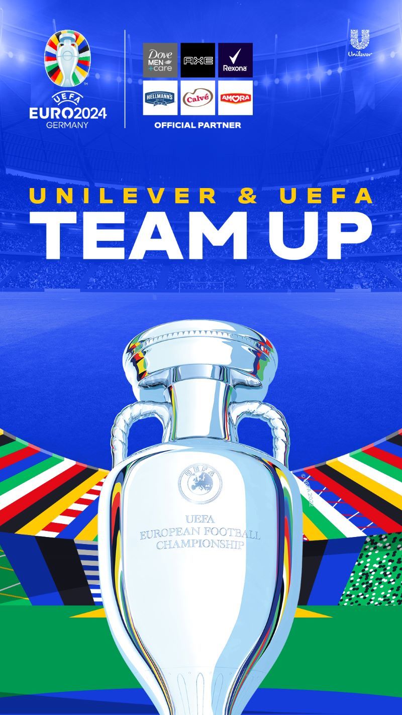 Unilever inaugura una partnership multi-brand con Uefa Euro 2024