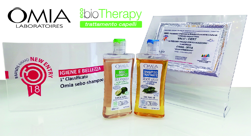 Innovazione premiata da GDO Week e PharmaAffari: EcoBio Therapy il potere degli oli essenziali per trattare forfora e cute seborroica