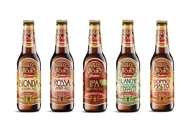 Molino Spadoni debutta nel segmento delle birre artigianali con la gamma a marchio "Birrificio del Molino"