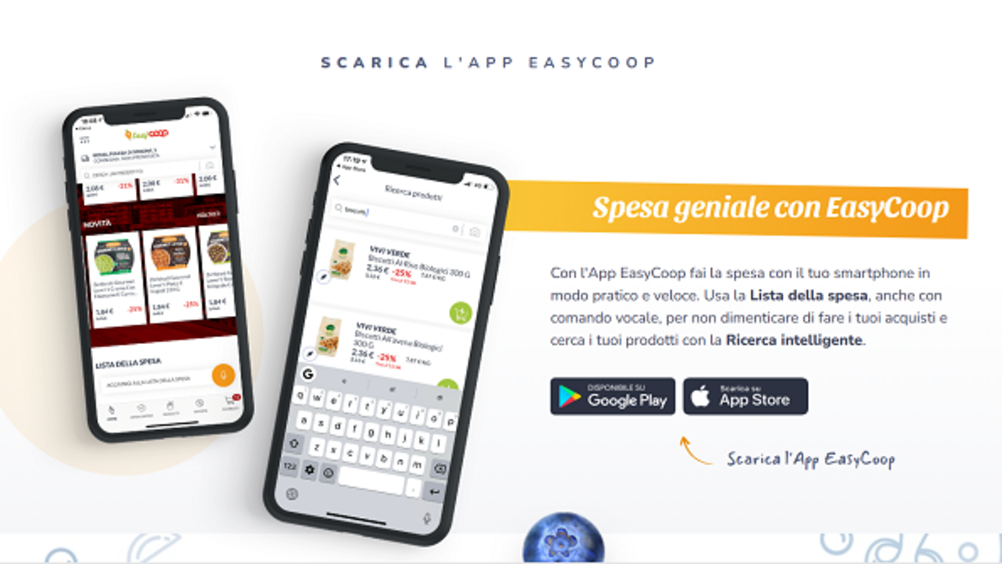 Coop Alleanza 3.0 presenta una nuova release dell’App EasyCoop