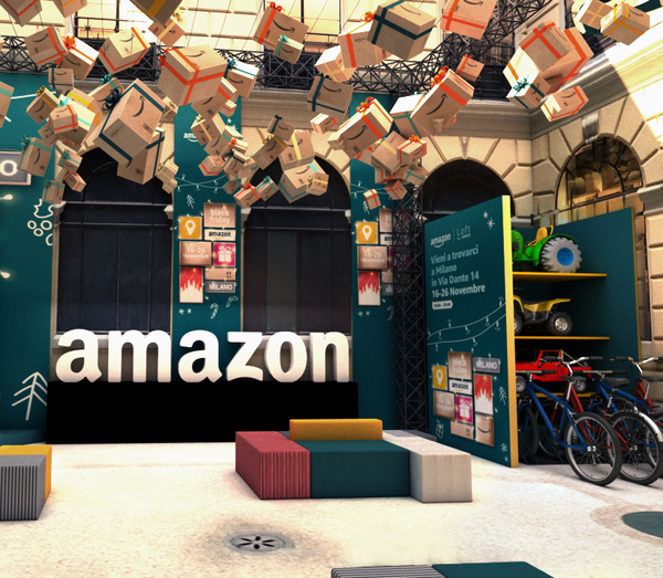 Amazon apre a Milano Centro: è solo un pop-up, per ora...