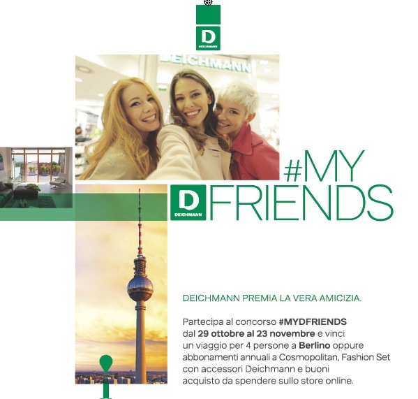 Deichmann premia l’amicizia con il concorso online “MyDFriends”