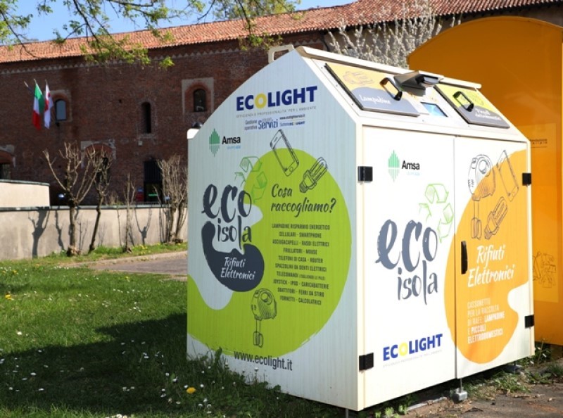 EcoIsole Raee di Ecolight: raccolte 20 tonnellate di smartphone e piccoli elettrodomestici