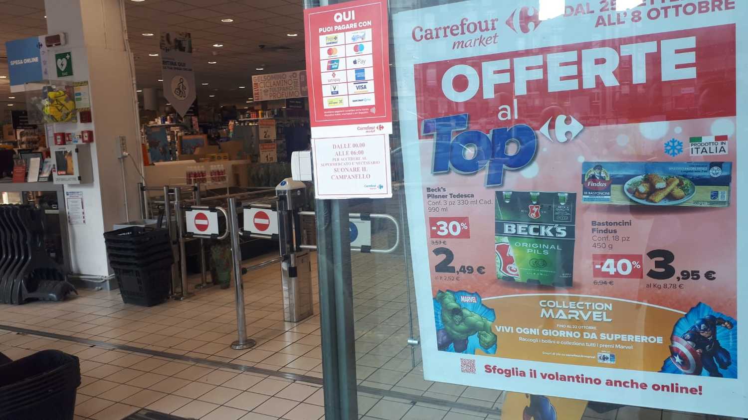 Carrefour, via libera alla Cig in sei punti vendita torinesi   