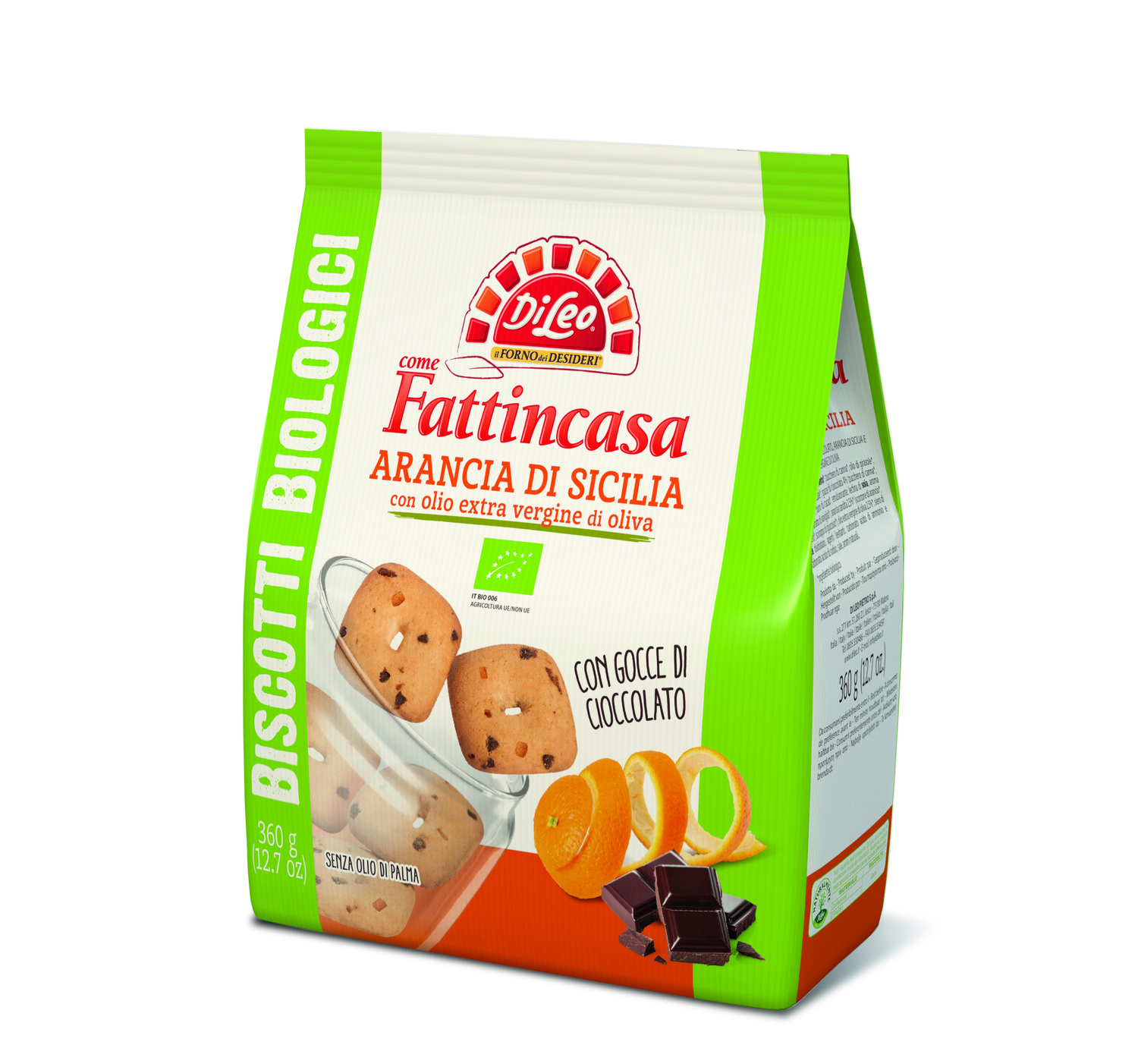 Arrivano i Nuovi Fattincasa Bio con arancia di Sicilia e gocce di cioccolato,  il biologico ancora più gustoso