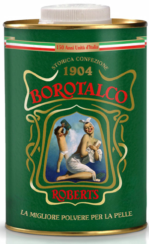 Borotalco presenta le confezioni vintage