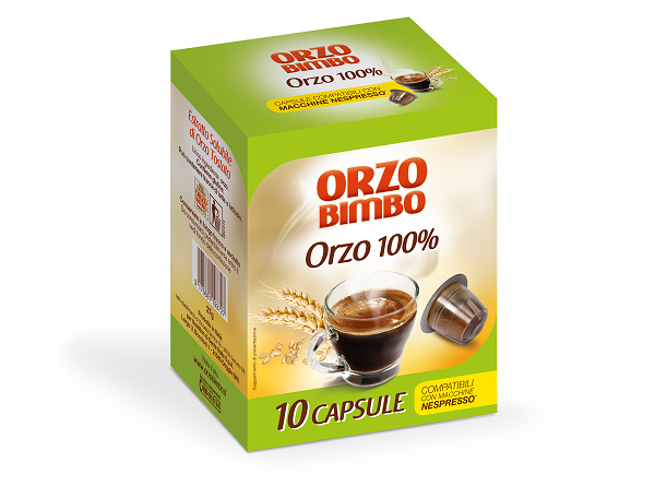Orzo Bimbo lancia Orzo 100% in capsule