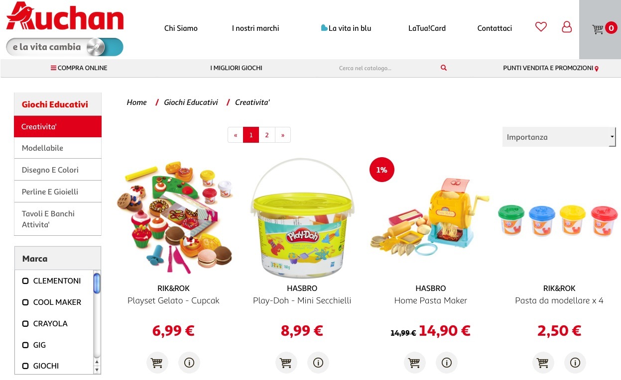 Auchan Retail Italia investe nell'e-commerce 