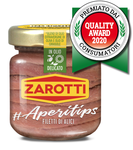Filetti di alici Zarotti insigniti del Quality Award 2020
