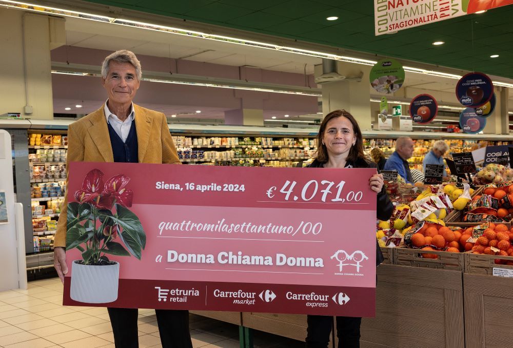 ​Etruria Retail sostiene l’associazione Donna chiama Donna