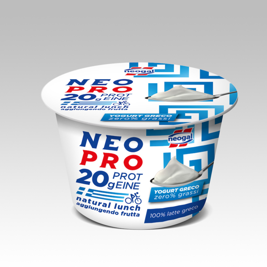 Neogal presenta Neopro, lo yogurt greco proteico per natura
