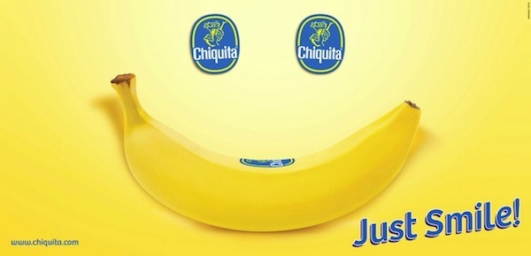Chiquita: arriva in Italia la campagna internazionale Just Smile